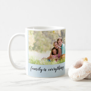 Café Diseño de la taza de la foto de familia