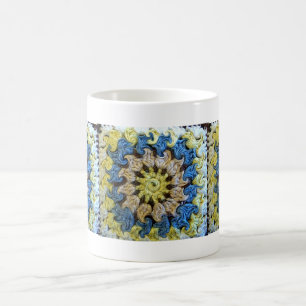 Café Diseño de la taza del ganchillo