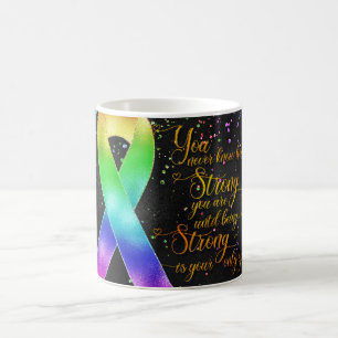 Café Diseño de Taza con Cinta de Conciencia de Derechos