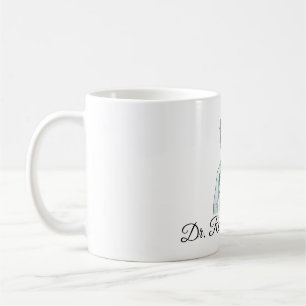 Café Diseño de taza de cardiólogo de dibujos animados a