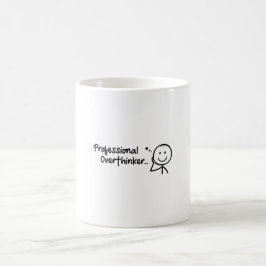 Café Diseño de taza de Profesional Pensativo Divertido
