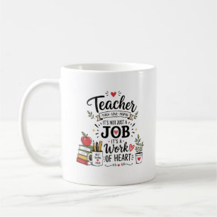 Café Diseño de taza de regalo de agradecimiento a maest