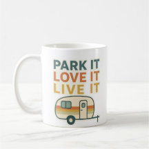 Diseño de taza para amante de caravanas – Aparcarl
