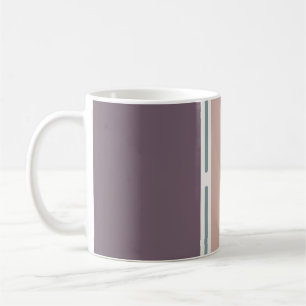 Café Diseño de taza Pastel Stripes-2 – Suave y Neutral
