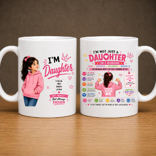 Café Diseño de taza Soy Hija   Regalo para Hija