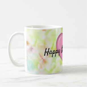 Café Diseño del Día de la Madre Floral Elegante Taza