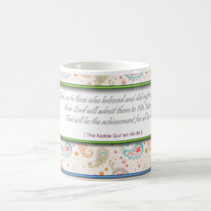 Café Diseño islámico de la taza