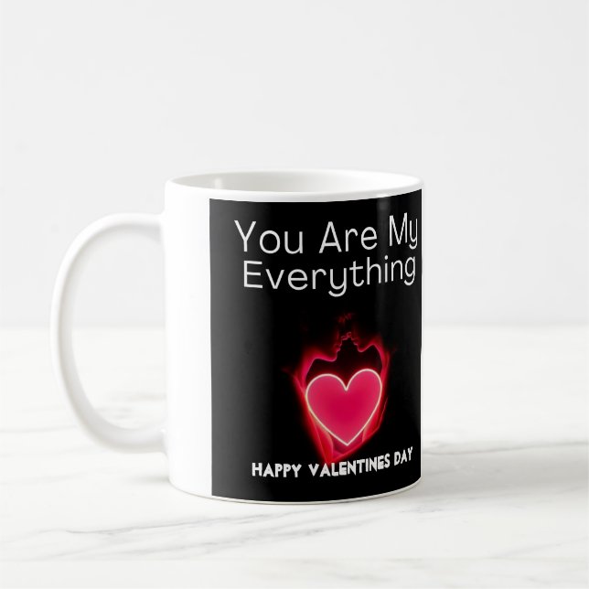 Café diseños de taza de pareja personalizables para San (Izquierda)