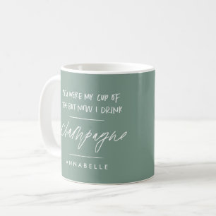 Café Divorcio Fuiste mi taza de té moderno sabio simple
