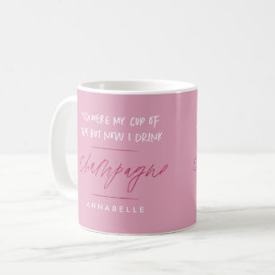 Café Divorcio Tú fuiste mi taza de té moderno simple ro