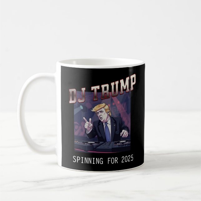 Café DJ Trump en la taza de los tornados (Izquierda)