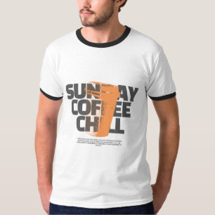 Café Dominical Relajado – Camiseta de Fin de Seman