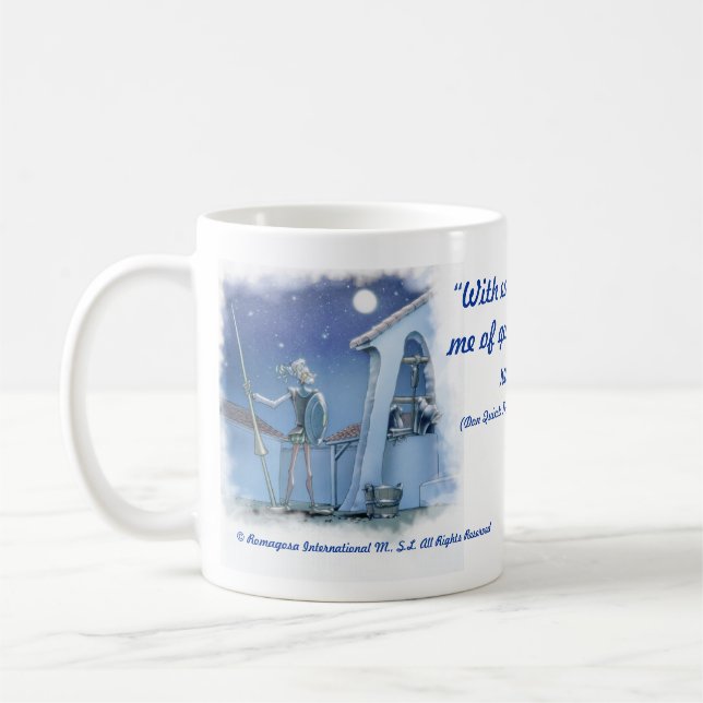 Café DON QUIJOTE - taza - taza de Cervantes (Izquierda)