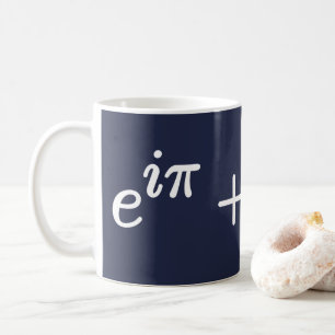Café Ecuación de identidad de Euler Taza científica mat