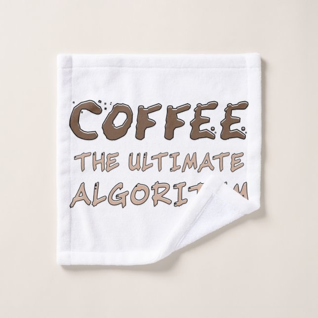 Café El Algoritmo Definitivo Divertido Programador (Toallita)