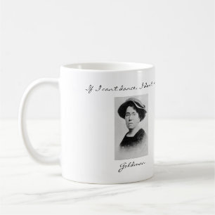 Café El anarquista de Emma Goldman cita la taza