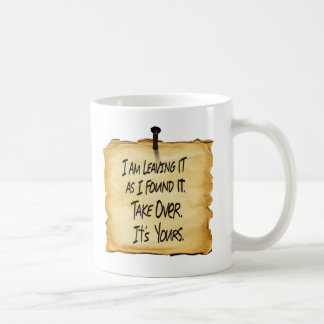 Café El atlas del Rótulo de Wyatt encogió la taza