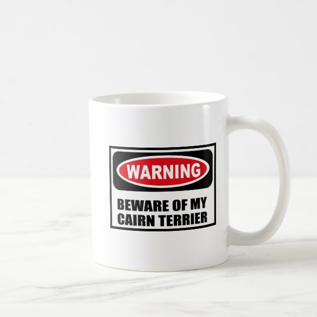 Café El cuidado SE GUARDA de MI taza de TERRIER de (Derecha)