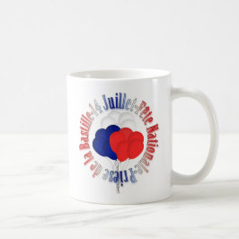 Café El día de Bastille hincha la taza
