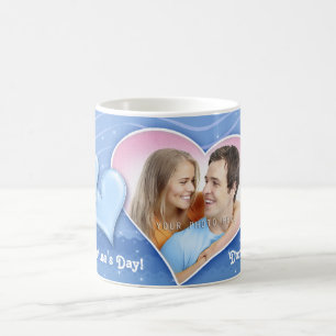 Café ¡El día de San Valentín feliz! - Taza con su foto