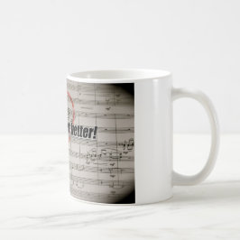 Café El dúo de los músicos mejora la taza