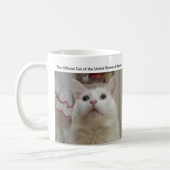Café El gato oficial de la taza de Estados Unidos (Izquierda)