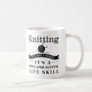 Café El hacer punto: Una taza Poste-Apocalíptica de la