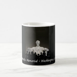 Café El Lincoln memorial - Washington, taza de DC
