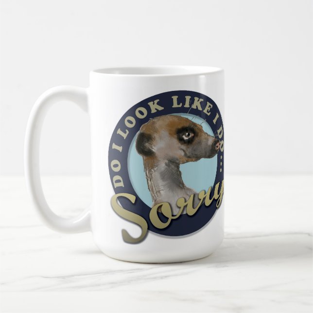 Café El Meerkat con la taza de la actitud (Izquierda)
