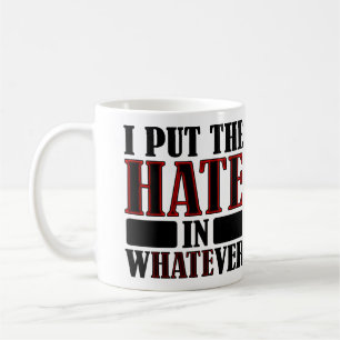 Café El Odio en Cualquier Taza Divertida o Taza de Viaj