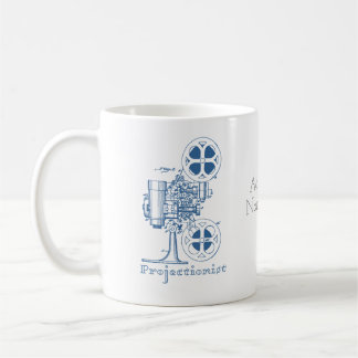 Café El operador de cámara personalizó la taza blanca