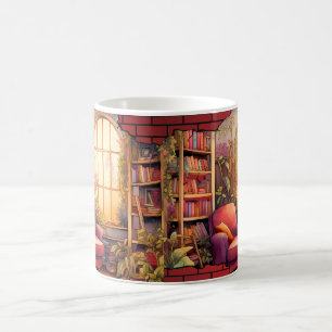 Café El paraíso de los amantes del libro: la taza de en