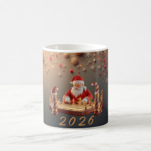 Café El próximo movimiento de Santa – Taza divertida de