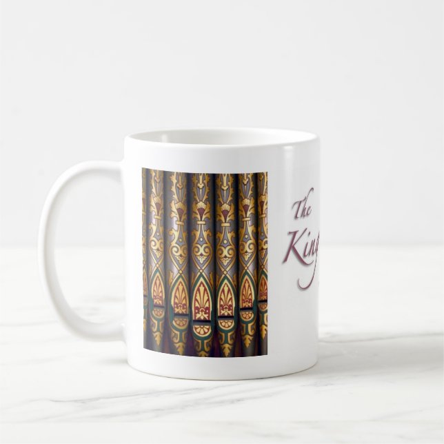 Café El rey de la taza del órgano de los instrumentos (Izquierda)