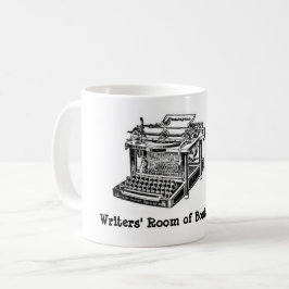 Café El sitio de los escritores de la taza de la