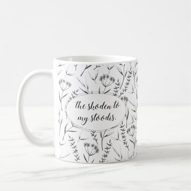 Café El Skoden a mi taza de Stoodis (Izquierda)