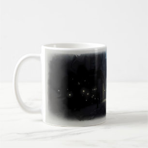 Café El sonido del silencio — Taza de noche oscura en l