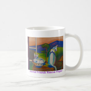 Café El Twevils - rosado y taza de Bleu