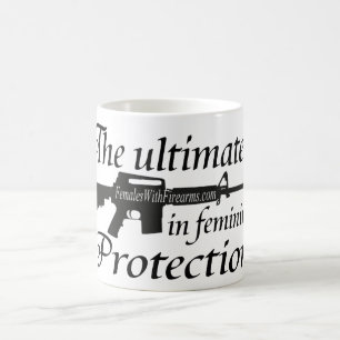 Café El último en taza femenina de la protección