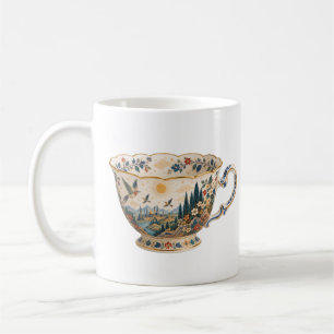 Café El Valle de la Búsqueda – Abubilla y Taza de Té Pe