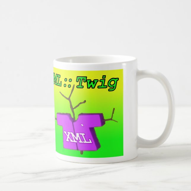 Café El XM:: Taza de la ramita (Derecha)