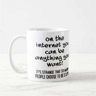 Café Elige ser tonto Taza divertida o Taza de viaje