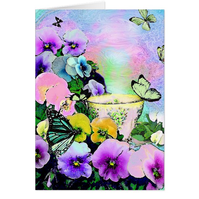 Café en el jardín (Frente)