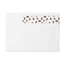 Café en grano de regalo de dirección de devolución