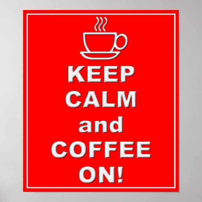 Café En Póster (Frente)