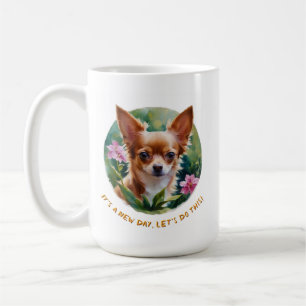 Café Encantadora taza matutina de Chihuahua Roja