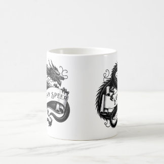 Café "Encantadora taza temática de dragón para los aman