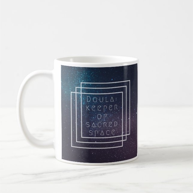 Café Encargado de la taza de Doula del espacio sagrado (Izquierda)