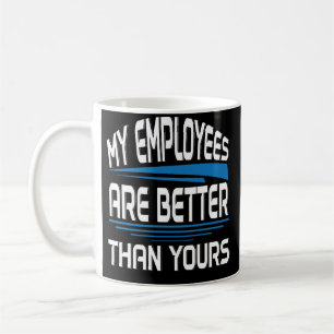 Café Encargado mandón divertido del día de la taza de