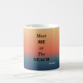 Café Encuentrame En La Playa Taza Amanecer De Verano En